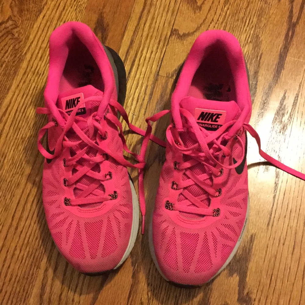 Hot pink Lunarglide 6 Nike Running Shoes